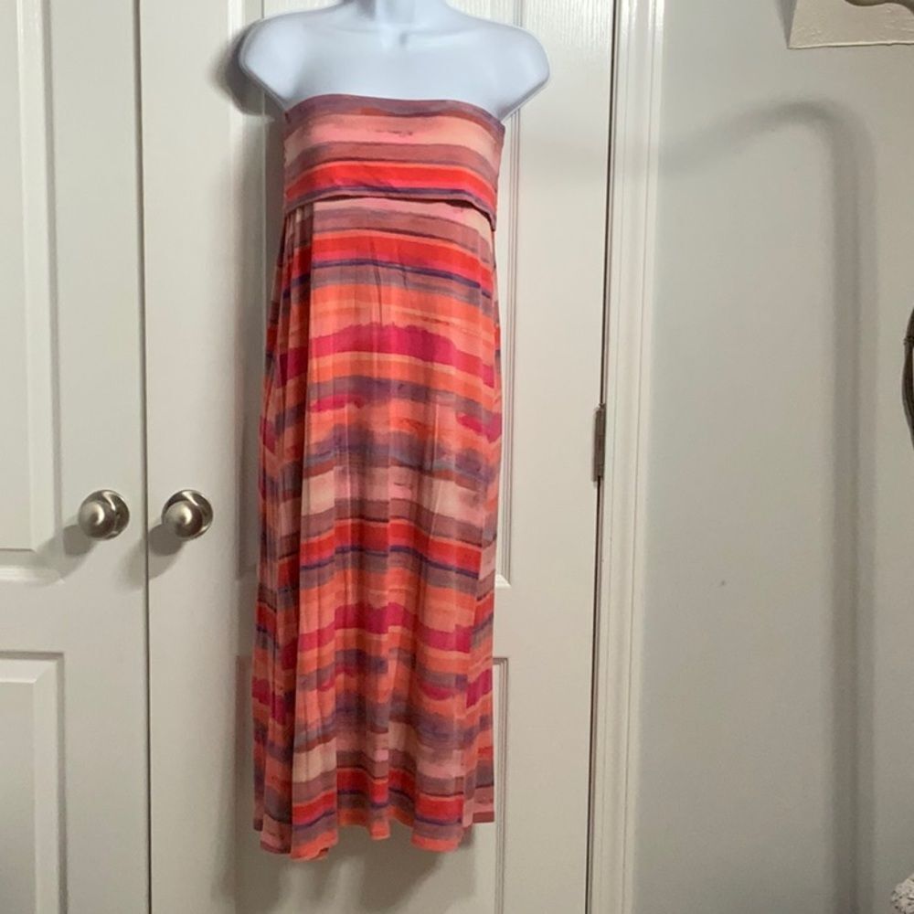 ANA Maxi Stretch Dress or Skirt in‎ Beautiful Summer Colors size Petite Small